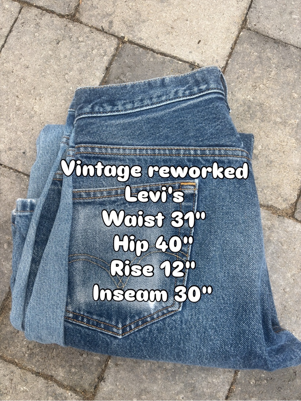 Laura Jean's Reworked Levi's Jeans